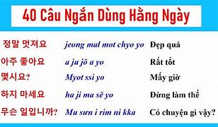 Tiếng Hàn Giao Tiếp Bán Hàng